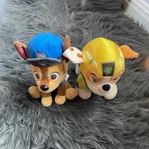 Paw, patrol, chase, and rubble stuff toy